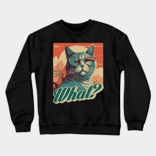 Strange Cat Crewneck Sweatshirt